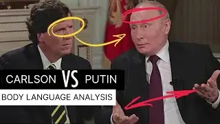 Tucker Carlson vs Vladimir Putin. Body language analysis. (AI remastered)