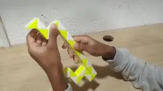 How to make a frog out of snake twist by Aadi Bhalerao