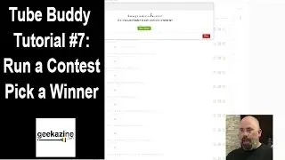 How to Run a Contest, Pick a Winner on YouTube with Tube Buddy Tutorial #7