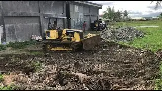 Bulldozer-Komatsu D21P -More gravel arrives #bulldozer #komatsu #philippines #renovation  #building
