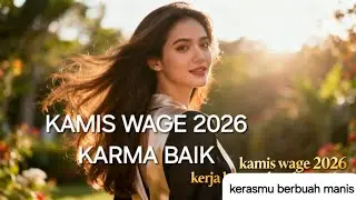 KAMIS WAGE di Tahun 2026‼️ SEGALA INGINMU TERWUJUD‼️ KARMA BAIK | PESAN LELUHUR‼️