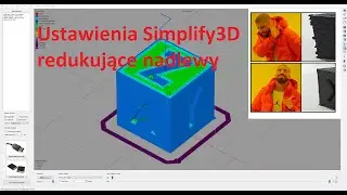 Simplify3D - Jak zredukować nadlewy na rogach wydruku