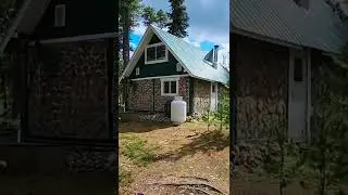 What is an off grid cabin REALLY like in the wilds of Canada [HD] #shorts #canada #travel
