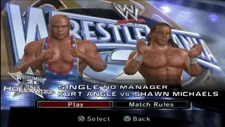 WWE SmackDown! vs. Raw 2006 - Kurt Angle vs Shawn Michaels