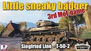 T-50-2, 3rd MoE game in a tier 8 battle, best World of Tanks games