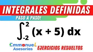 INTEGRALES Definidas paso a paso! Ejercicios de Cálculo Integral. #matematicas