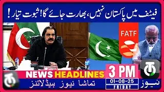 India Fully Fits FATF Grey List &ndash; Ali Amin Blasts Back!_1 Aug 2025_3PM News Headline_Tamasha News