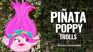 Piñata TROLLS de Cartón | Mira Como Hicimos a POPPY |  ⭐⭐⭐