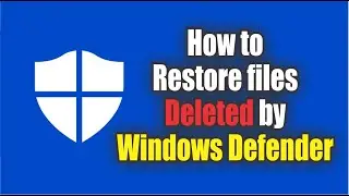 Как восстановить файлы, удаленные Windows Defender | Ninja PC