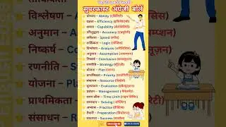 सफलता के 20 महत्वपूर्ण गुण | Ability to Success Vocabulary | हिंदी&ndash;English शब्दावली #how #english