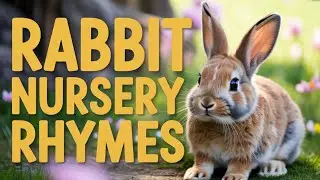 Bunny Snow Song | Cute Rabbit Nursery Rhymes About Winter and Fun Learning for Children
