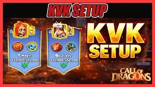 My Call of Dragons KVK Legion Setup for This Season
