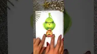 Which eyeball 👁️ is the best for Mr Grinch and Mi Dog Guide?! 🤩💚 #art #shorts #draw #paint