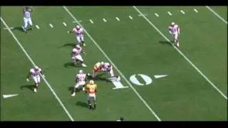 Thomas Majors of WKU interception vs Tennessee