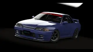 Canyon run in a Skyline R32 gtr