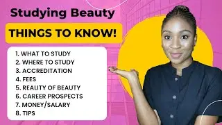 STUDYING BEAUTY-Everything you need to know about cosmetology school #cosmetology #beautician #study