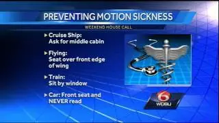 How to prevent motion sickness during various forms of travel