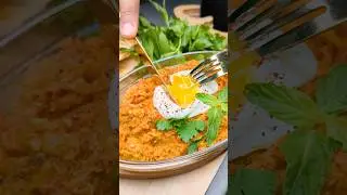Smoky Mirza Ghasemi | Traditional Persian Eggplant & Tomato Dish 🍆🔥#asmr #cooking