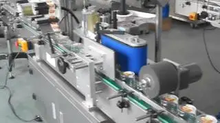 Ice cream taper cup labeling machine