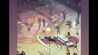 Sean Paul performs at Miami Heat game
