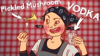 Russian Pickled Mushrooms ( Solionye Griby: Солёные Грибы )