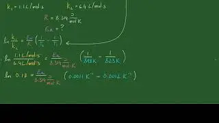 Activation Energy Problem (Part 1)