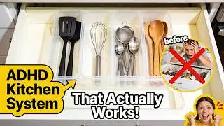 I Finally Fixed My ADHD Kitchen Chaos (Here's The Exact System That Worked)