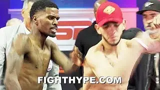 (WHOA!) MAURICE HOOKER PUTS HANDS ON ALEX SAUCEDO; SHOVES HIM AS THINGS GET PHYSICAL AT WEIGH-IN