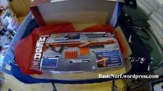 NERF MEGA CENTURION UNBOXING/ASSEMBLY/FIRING TEST