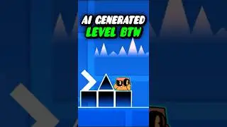 Can AI Make A Geometry Dash Level? #geometrydash