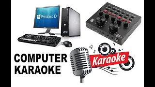 HOW TO MAKE COMPUTER KARAOKE. USING V8 SOUND CARD AND YOUR PC ONLY. YOU CAN ENJOY KARAOKE