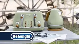 De'Longhi Vintage Icona kettle and toaster breakfast set