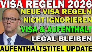 🚨 Wichtige Infos für Ausländer 2026 | Deutsche Visa & Aufenthaltserlaubnis Updates
