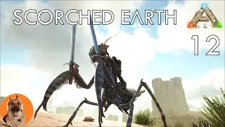 DEATHWORM HUNTING + MANTIS TAMING - ARK Scorched Earth Blind Lets Play - ep 12