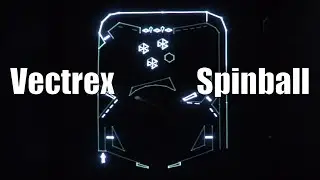 Spinball - Vectrex - Vector Graphics Pinball Simulation Retro Gameplay