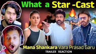 Mana Shankara Vara Prasad Garu Official Trailer Reaction 🤣🔥| The Reacting Bros