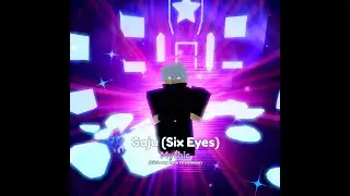 Evolving Gojo in anime adventure :)
