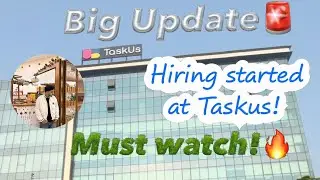 👉 🚨 TaskUs Hiring Started NOW 😱 | अंदर की पूरी Update | New Vlog!