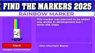 How To Find RAINBOW MARKER in ROBLOX FIND THE MARKERS🖌️ [UPDATE 2025] [walkthrough]