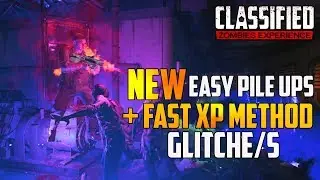 NEW PILE UP GLITCH + FAST XP METHOD on CLASSIFIED BO4 Zombies 2x Pile Ups STRATEGY