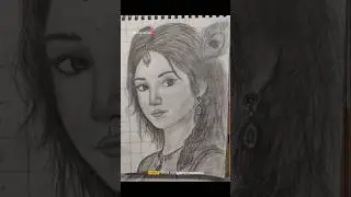 radha ji pencil drawing #radha #radhakrishna #sketch #drawing #shots #viral #trending #art #artist