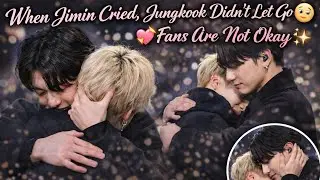 “When Jimin Cried, Jungkook Didn’t Let Go 🥹💖✨ Fans Are Not Okay”