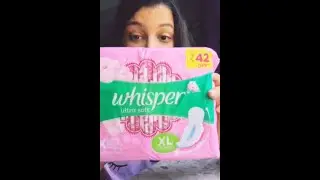 Revofy | Whisper Ultra Soft Sanitary Pads for Women, XL, 50 Napkins | English | Sanjana Bisht
