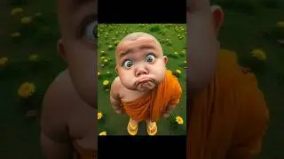 so cute little monk🥰🥀 exam se darr🥺🤒 #shorts #youtubeshorts #new #cutebaby #monk #status #video #hd