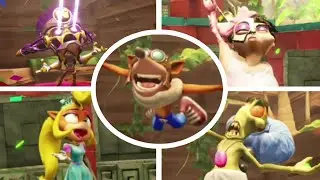 Crash Team Racing Nitro Fueled - All Characters, Legendary Skins Victory Animations