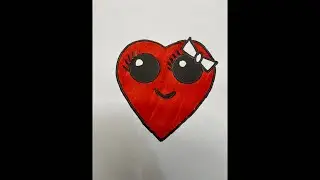Artist How to draw a cut head smiley face with a bow