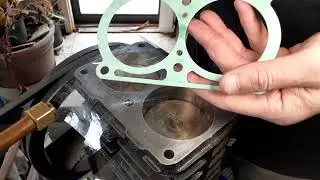Campbell Hausfeld air compressor repair, no pressure, head gasket replacement, 2-cylinder