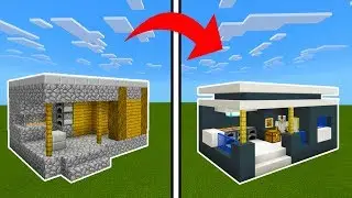 Minecraft Tutorial: How To Transform a Village Blacksmith Into A Modern Blacksmith