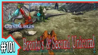 Ark Survival Evolved: Crystal Isles | #101 Bronto's & Second Unicorn!
