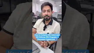IIM Indore vs IIM Shillong IPM 🔥 | Placement Comparison 2026 #shorts #ipm2026